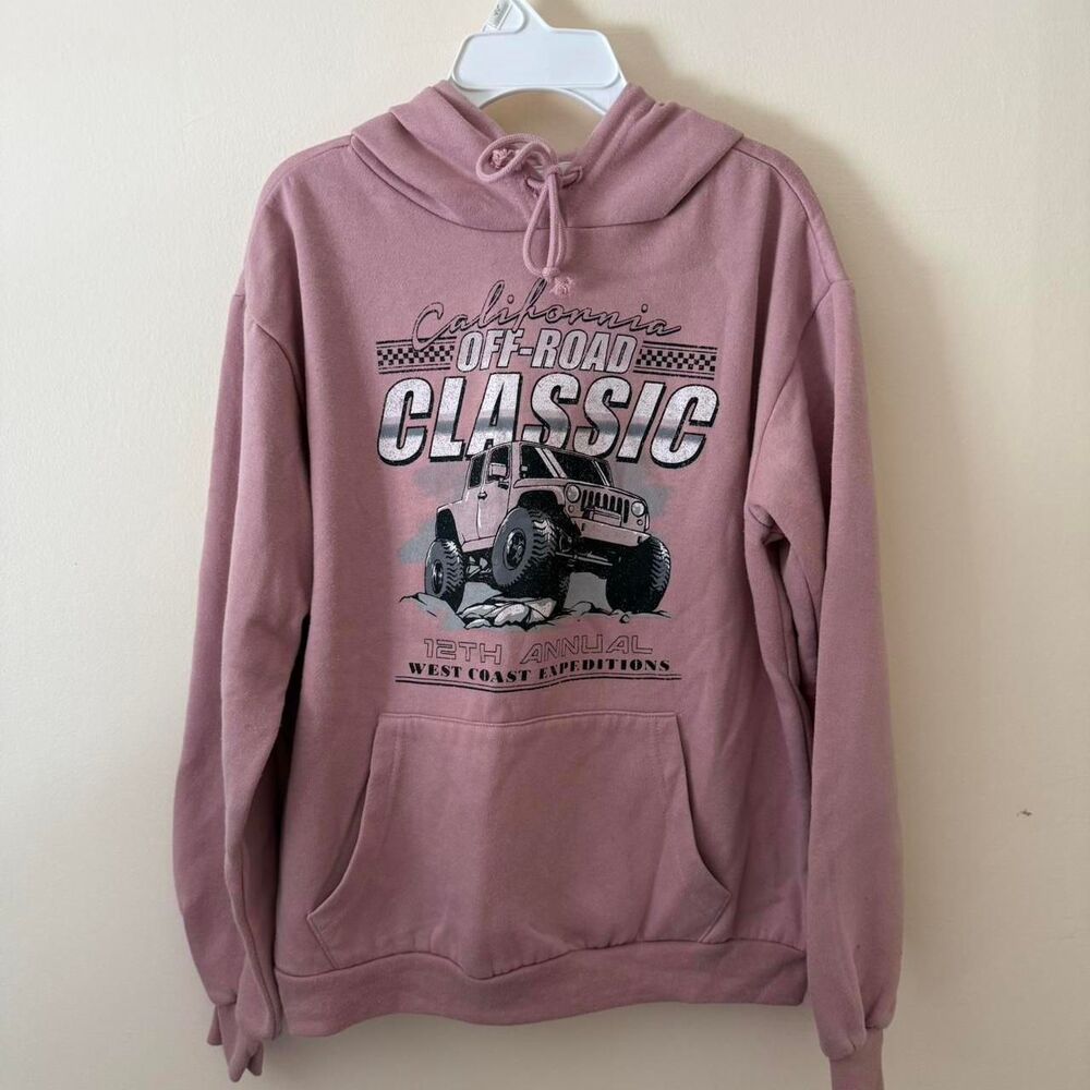 Full-tilt Women's Pink and Purple Hoodie